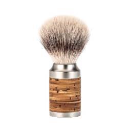 Pamatuf Silvertip Fibre cu maner din otel si scoarta de mesteacan Muehle Rocca 31 M 95 ROCCA 
