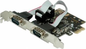 PCI-Express Value la 2 porturi Serial RS-232 D-Sub 9 pini 15.99.2118 