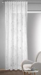 Perdea cu bride Colin alb 245x135 