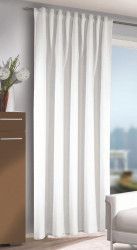 Perdea cu bride ROKO alb 245x140 