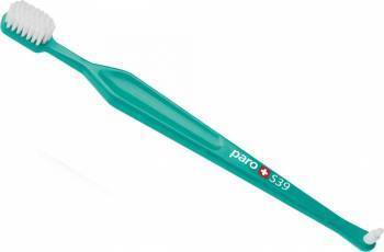 Periuta de Dinti Paro Soft S39 cu Cap pentru Curatare Interdentara Turcoaz 