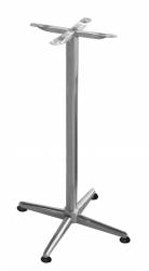 Picior baza din aluminiu pentru masa bar crom clasik H104 
