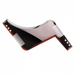 Pieptan pentru conturarea si modelarea barbii beard shapper negru FMD048 
