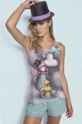 Pijama dama cu maiou Gorjuss - The Dreamer scurta bumbac S 