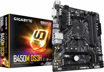 Placa de baza GIGABYTE B450M DS3H Socket AM4