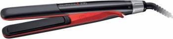 Placa de indreptat parul profesionala Remington Ultimate Glide S9700 160-230 grade Invelis ceramic Negru-Rosu 