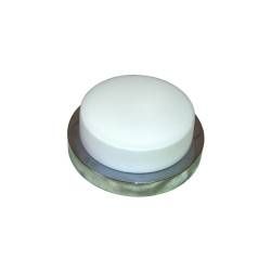 Plafoniera Rotunda Crom 40Cm E27 Geam+Met Mod 136 