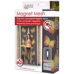 Plasa anti-tantari pentru usa Delight 11398C inchidere magnetica 100x210 cm model fluturi 