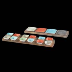 Platou cu doua fețe pentru servire BONNA ACACIA 70x20x1 8cm 