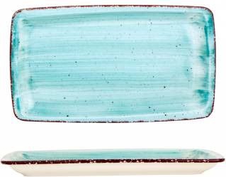 Platou dreptunghiular GURAL colectia TURQUOISE 29x17cm 