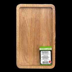 Platou dreptunghiular prezentare servire 25x15cm din lemn RAKI 
