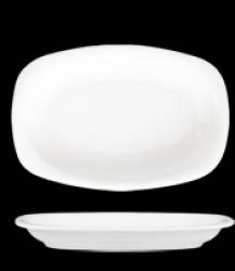 Platou oval din portelan 24x16cm Colectia MIMOZA 