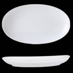 Platou oval din portelan 25x15cm Colectia PERA 