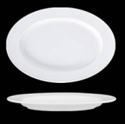Platou oval din portelan 34x24cm colectia DELTA 