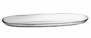 Platou oval din sticla temperata VIDIVIL colectia FENICE 41x 11 5cm 