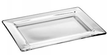 Platou pentru servit din sticla temperata VIDIVIL colectia RIALTO 24x18xh2 5cm 