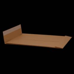 Plic C4 229324 mm kraft siliconic cu burduf de 4 cm 120gmp clapa dreapta 100 bucset 