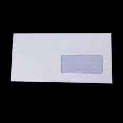 Plic DL 110220 mm alb siliconic cu fereastra dreaptastanga 80 gmp clapa dreapta 100 bucset 
