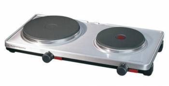 Plita dubla Rommelsbacher 3000W Inox 