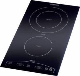 Plita incorporabila Rommelsbacher Domino TouchControl Afisaj LED 3400W 9 nivele de performanta Neagra