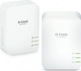 Kit Adaptor Powerline D-Link DHP-601AV AV2 1000 HD Gigabit Kit 