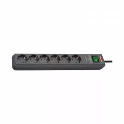 Prelungitor cu priza multipla 6 posturi 5m Switch Protecție 13.500A Eco-Line Brennestuhl