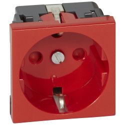 Priza cu impamantare Legrand Mosaic 2P+T 077214