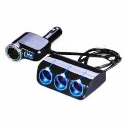 Priza auto cu bricheta Olesson 1528 1 x USB 4 iesiri 