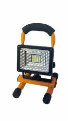 Proiector cu acumulator15w lumina 6500k 3 trepte de putere 1125 Lumeni Incarcator 5v Autonomie 8h 