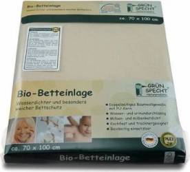 Protectie organica impermeabila pentru saltea 70X100cm GRUENSPECHT 616-00 
