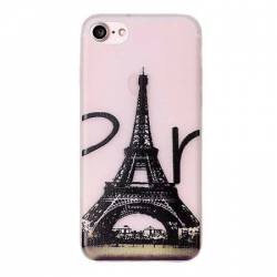 Protectie spate fosforescenta pentru iPhone 7 capac de protectie husa de protectie bumper Turnul Eiffel BBL212 