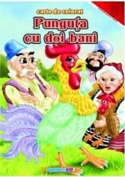 Punguta cu doi bani - Carte de colorat A4 
