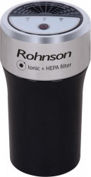 Purificator de aer pentru masina Rohnson R9100 40 m3/h 4 W 2 viteze Negru HEPA Inox 