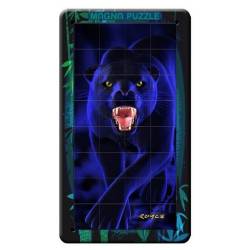 Puzzle 3D magnetic holografic portret Pantera 32 piese