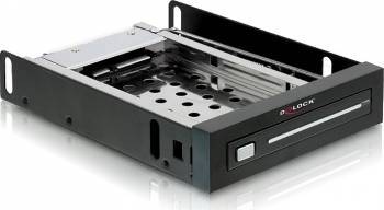 Rack Delock 3.5 inch pentru HDD 2.5 SATA Negru 