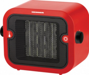 Aeroterma Ceramica Heinner HCH-L1500RD 1500 W 2 Trepte de Putere Termostat Reglabil Rosu 