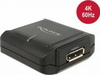 Repeater Delock Displayport1.2 4K 60Hz Negru 