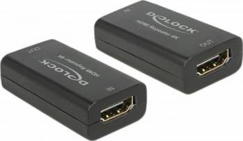 Repeater Delock HDMI 4K 30m Negru 