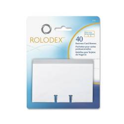 Rezerve pentru fisiere rotative Carti de vizita 40 foliiblister Rolodex 