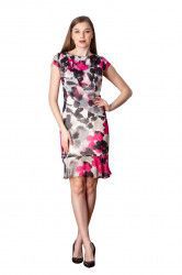 Rochie de zi din voal colorat Maina 
