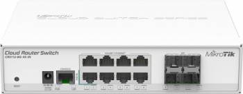 Router MikroTik CRS112-8G-4S-IN, 128MB RAM, Gigabit LAN, PoE