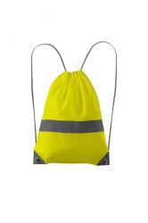 Rucsac Rimeck 100 polyester galben reflectorizant banda reflectorizanta 