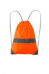 Rucsac Rimeck 100 polyester portocaliu reflectorizant banda reflectorizanta 
