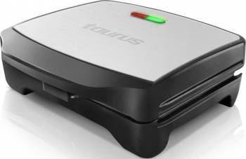 Sandwich maker 3 in 1 Taurus Miami Premium 900W Inox Negru Argintiu 