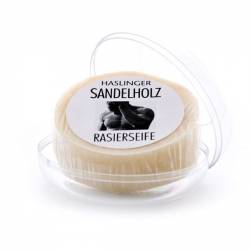 Sapun de barbierit Haslinger cu lemn de santal + bol 