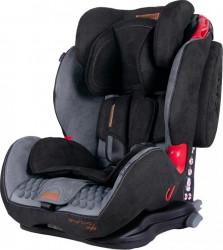 Scaun auto SPORTIVO cu ISOFIX grey+black 9-36 Kg Coletto 