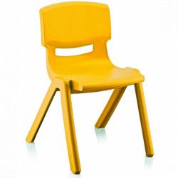 Scaunel copii after school DJAMBO 34x42x58cm GALBEN 