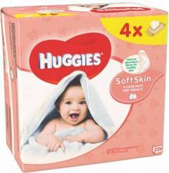Servetele umede Huggies Soft Quatro 56x4