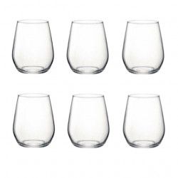 Set 6 pahare bauturi racaritoare 380ml BORMIOLI ELECTRA 