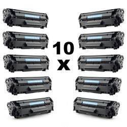 Set 10 tonere compatibile vrac Q2612A pentru HP 12A 